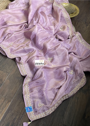 Designer Tissue Soft Silk - Mauve