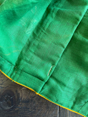 Designer Blouse - Green Blue Meenakari