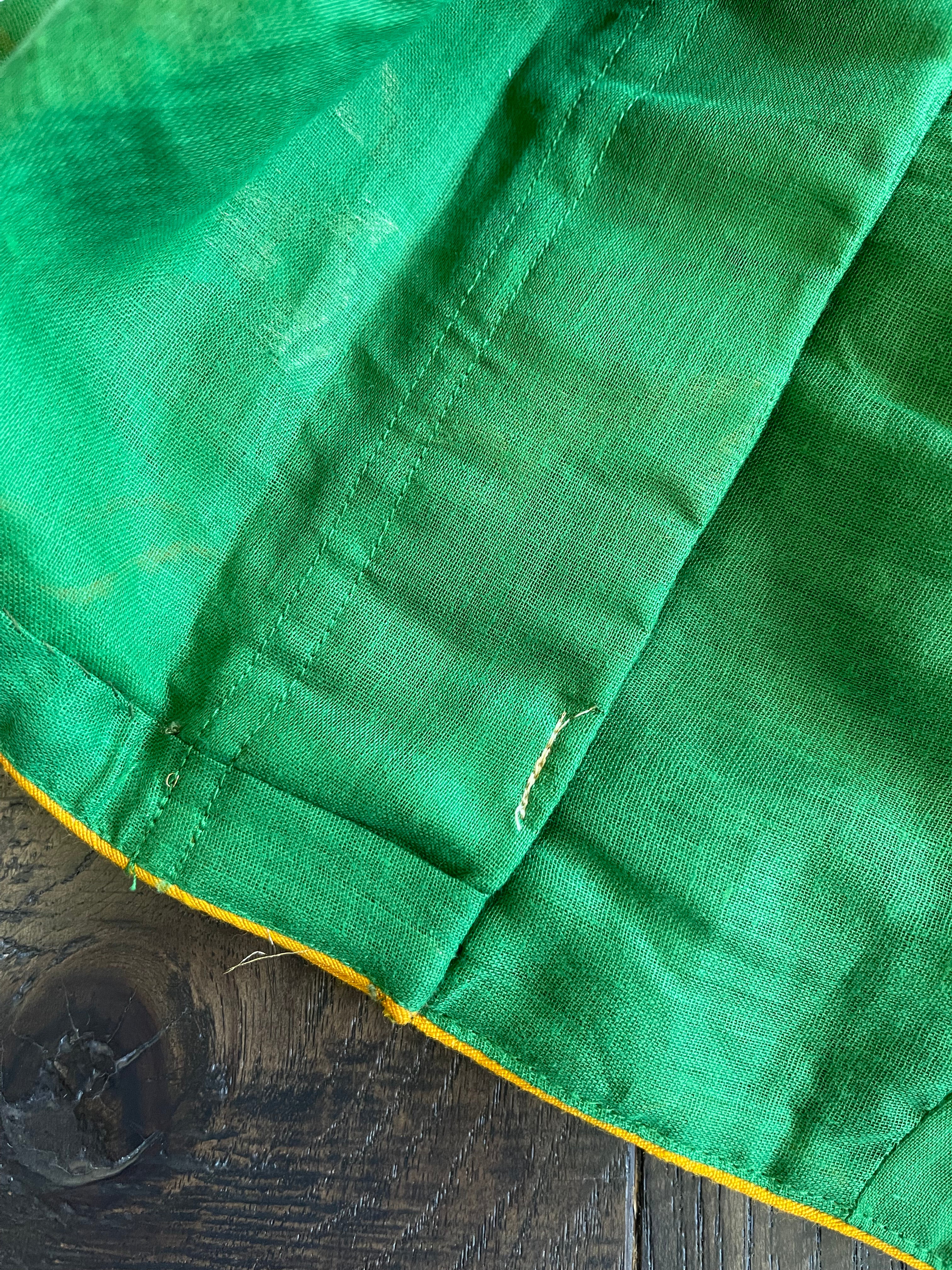 Designer Blouse - Green Blue Meenakari