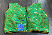 Designer Blouse - Green Blue Meenakari
