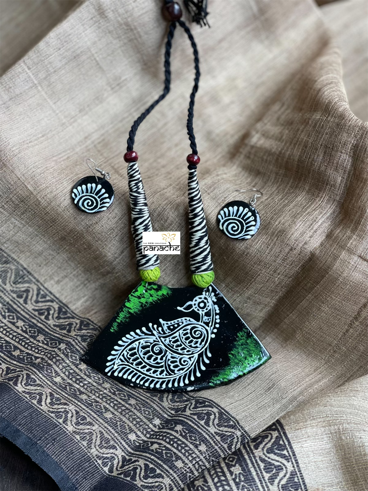 Jewelry Set - Multi Color Madhubani