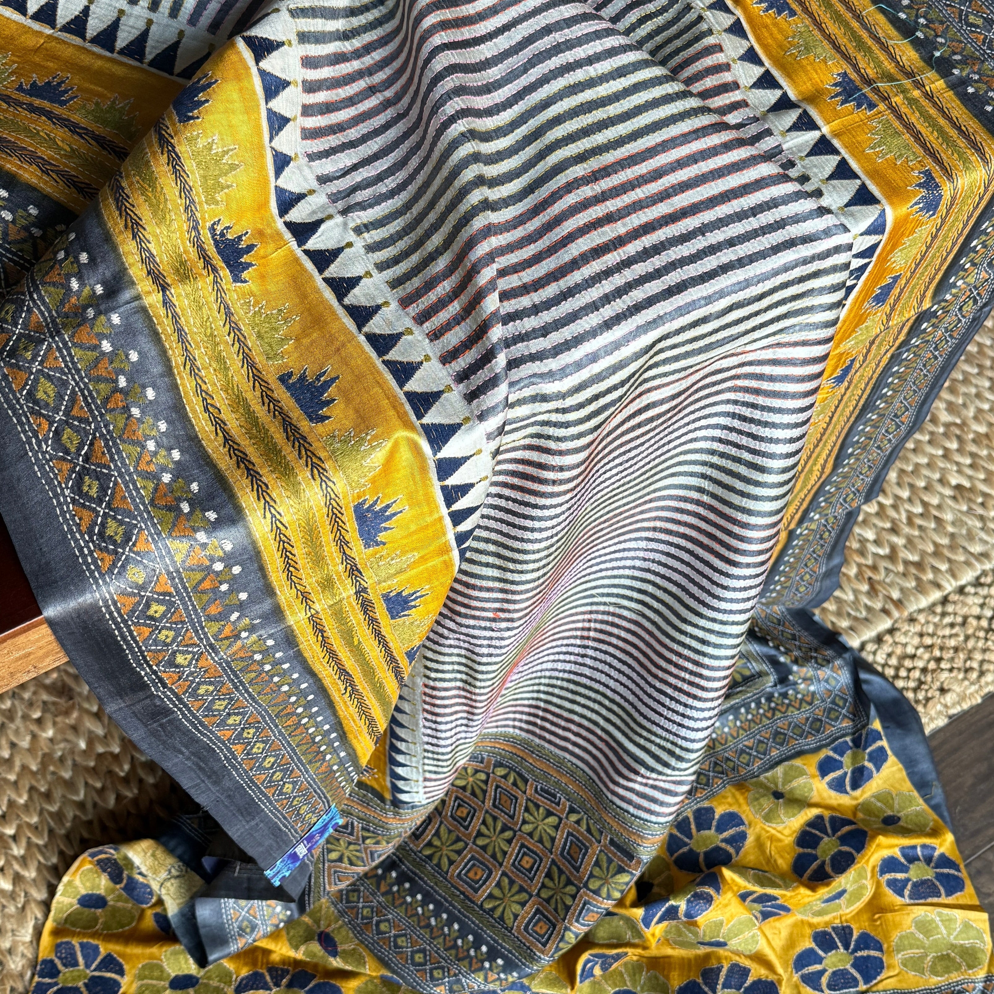 Kantha Stitch Sarees: The Folk Art of Bengal That's Taking the World by Storm