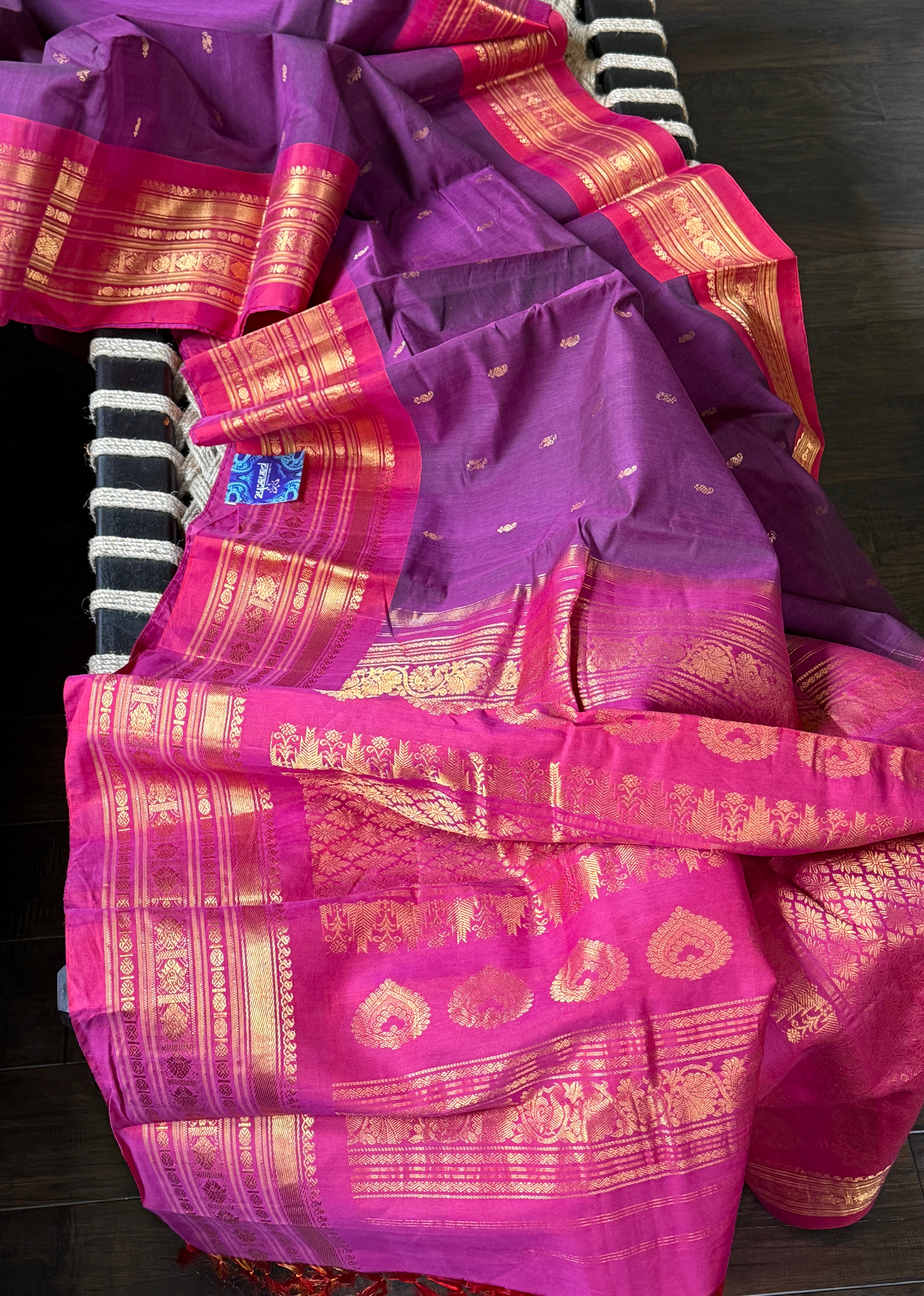 Pure SICO Gadwal - Magenta Purple