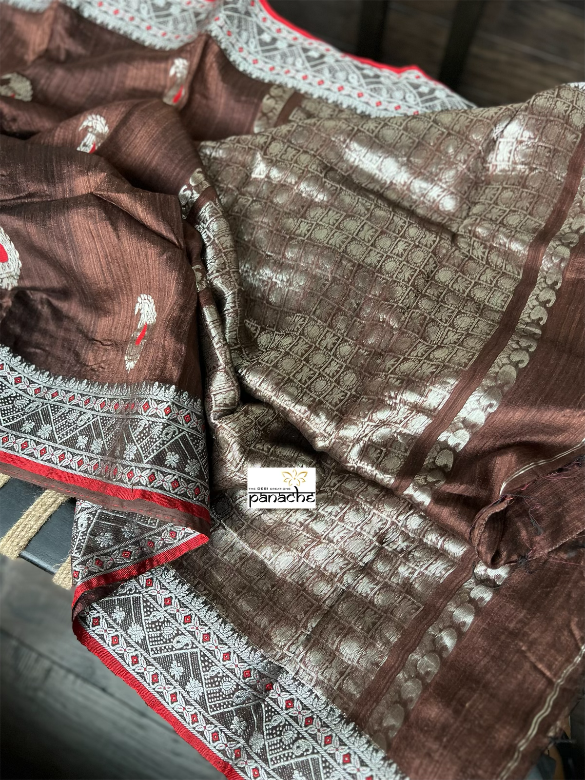 Pure Matka Silk - Brown Woven