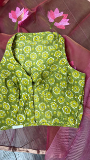 Designer Blouse - Green