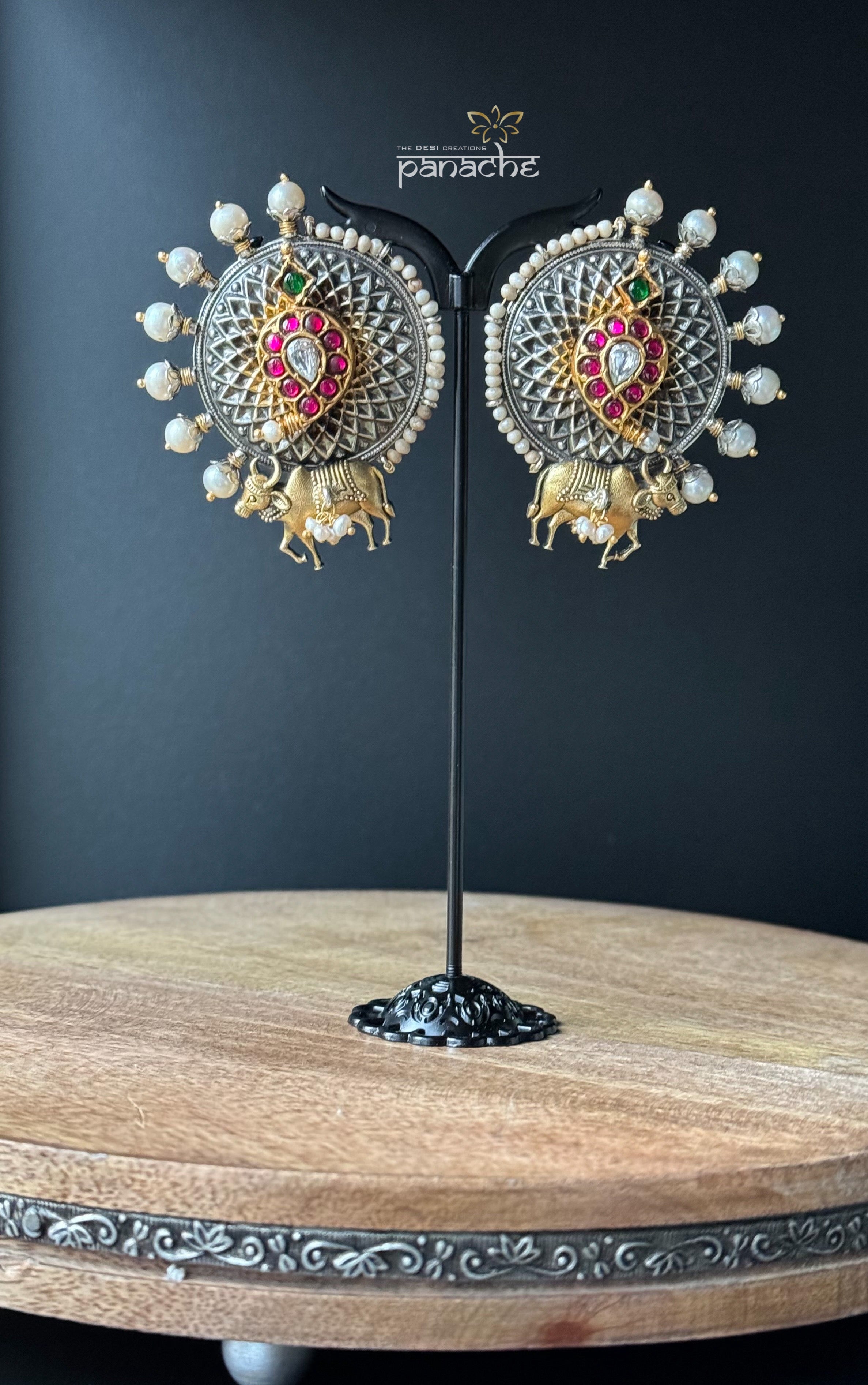 Earring 925 Silver- Nandi Fusion Stud