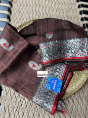 Pure Matka Silk - Brown Woven