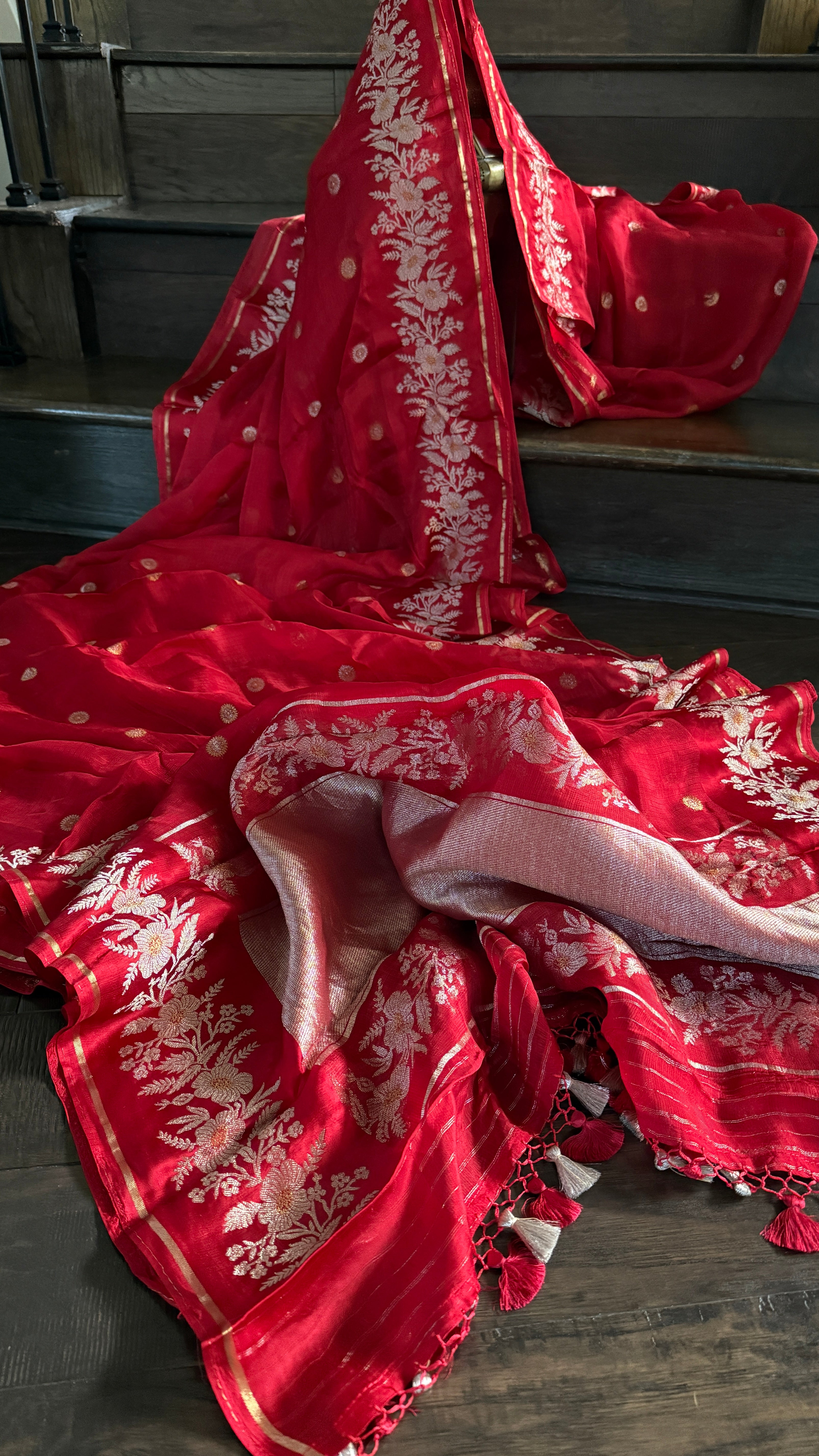 Kota Silk Banarasi - Red