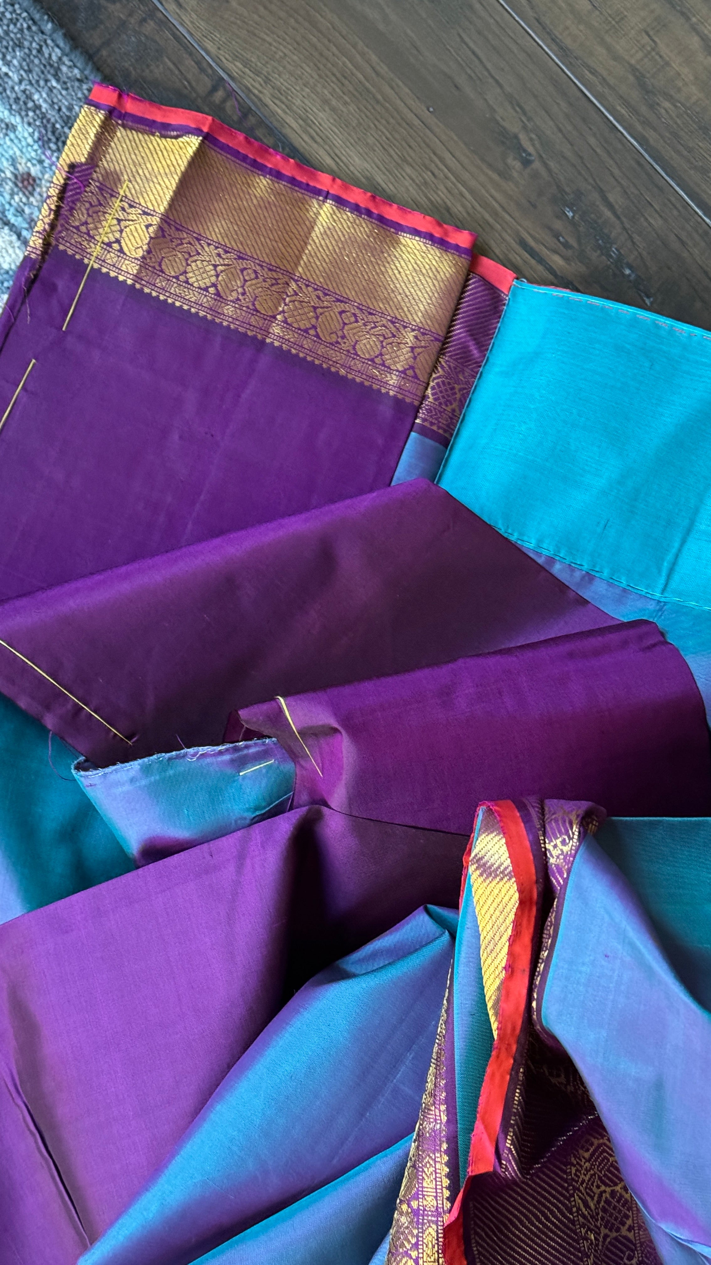 Pure Silk Kanjivaram - Purple Maroon