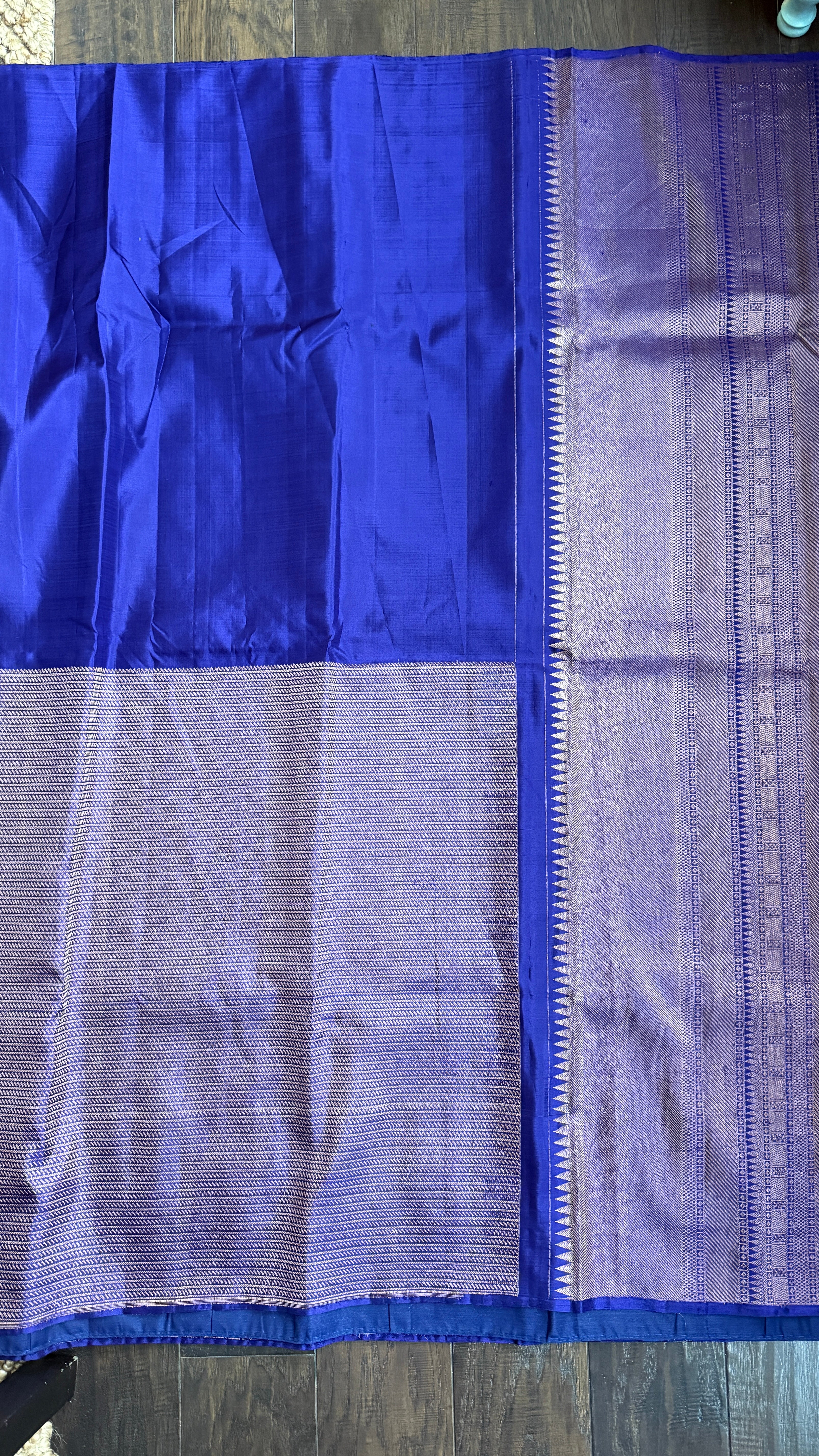 Pure Silk Kanjivaram - Purple Blue
