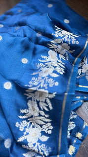 Kota Silk Banarasi - Blue