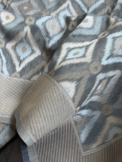 Kora Silk Banaras Chanderi - Grey