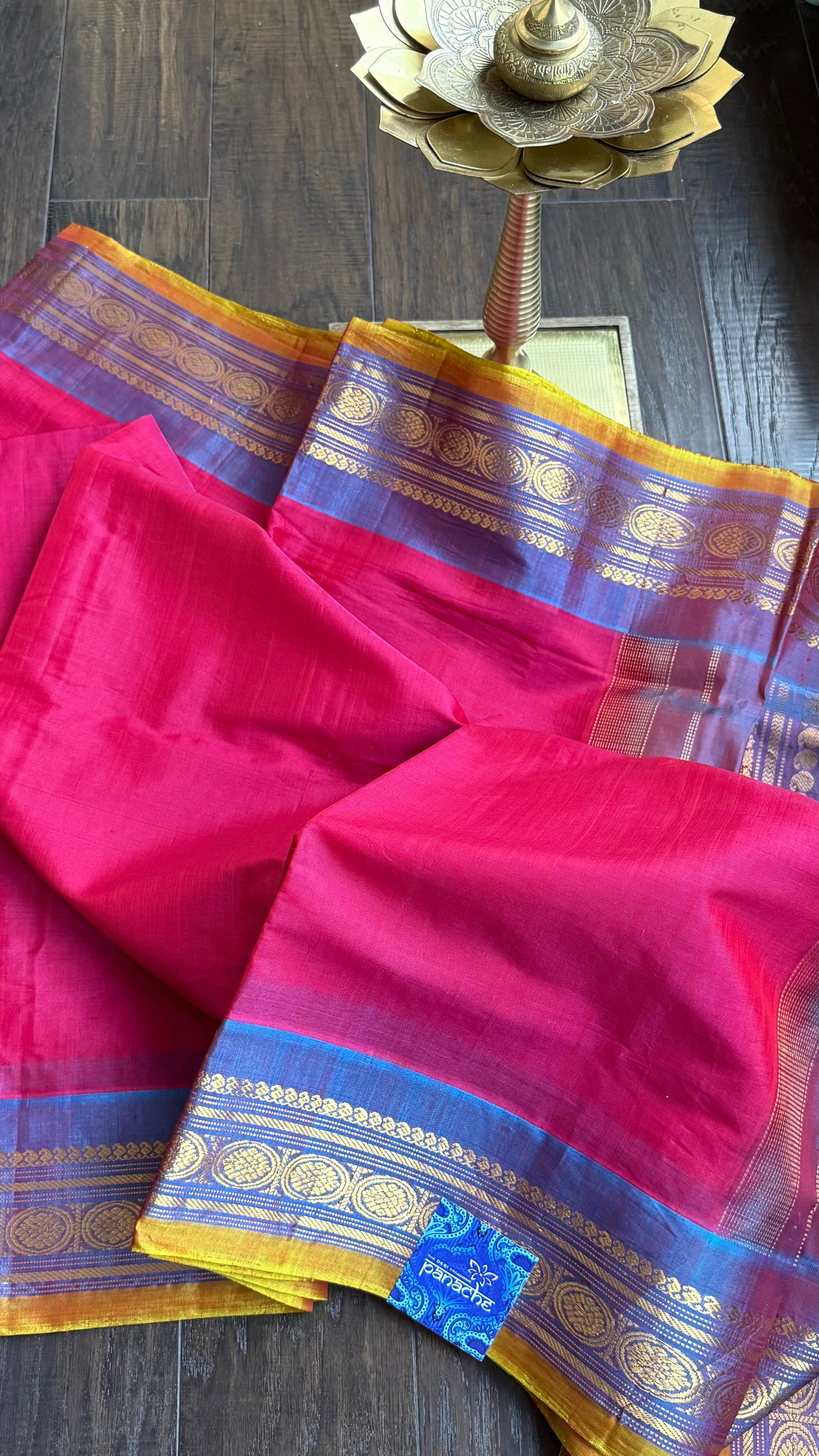 Pure Gadwal SICO - Pink Dual Tone