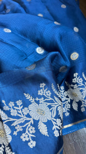 Kota Silk Banarasi - Blue