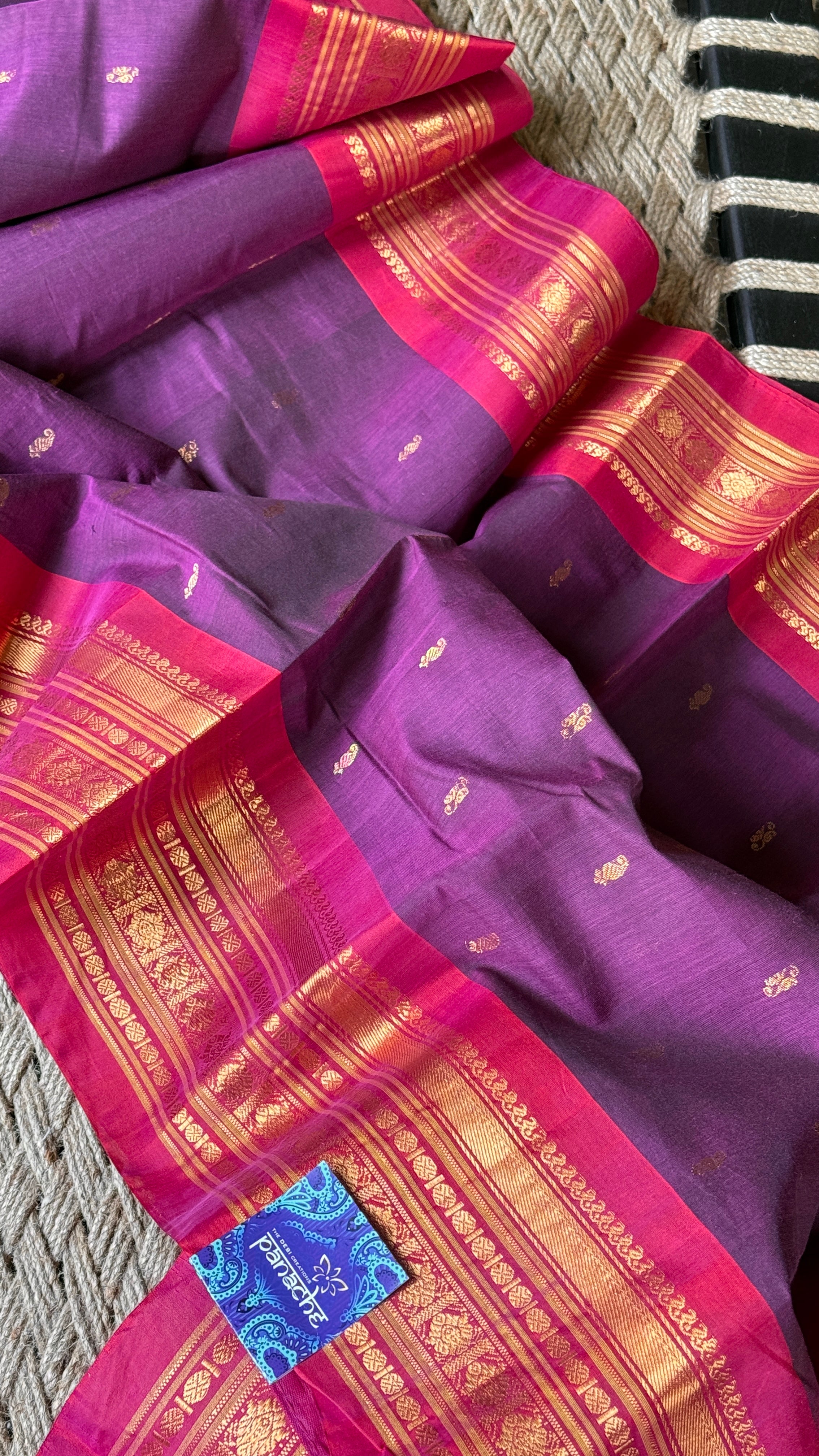 Pure SICO Gadwal - Magenta Purple