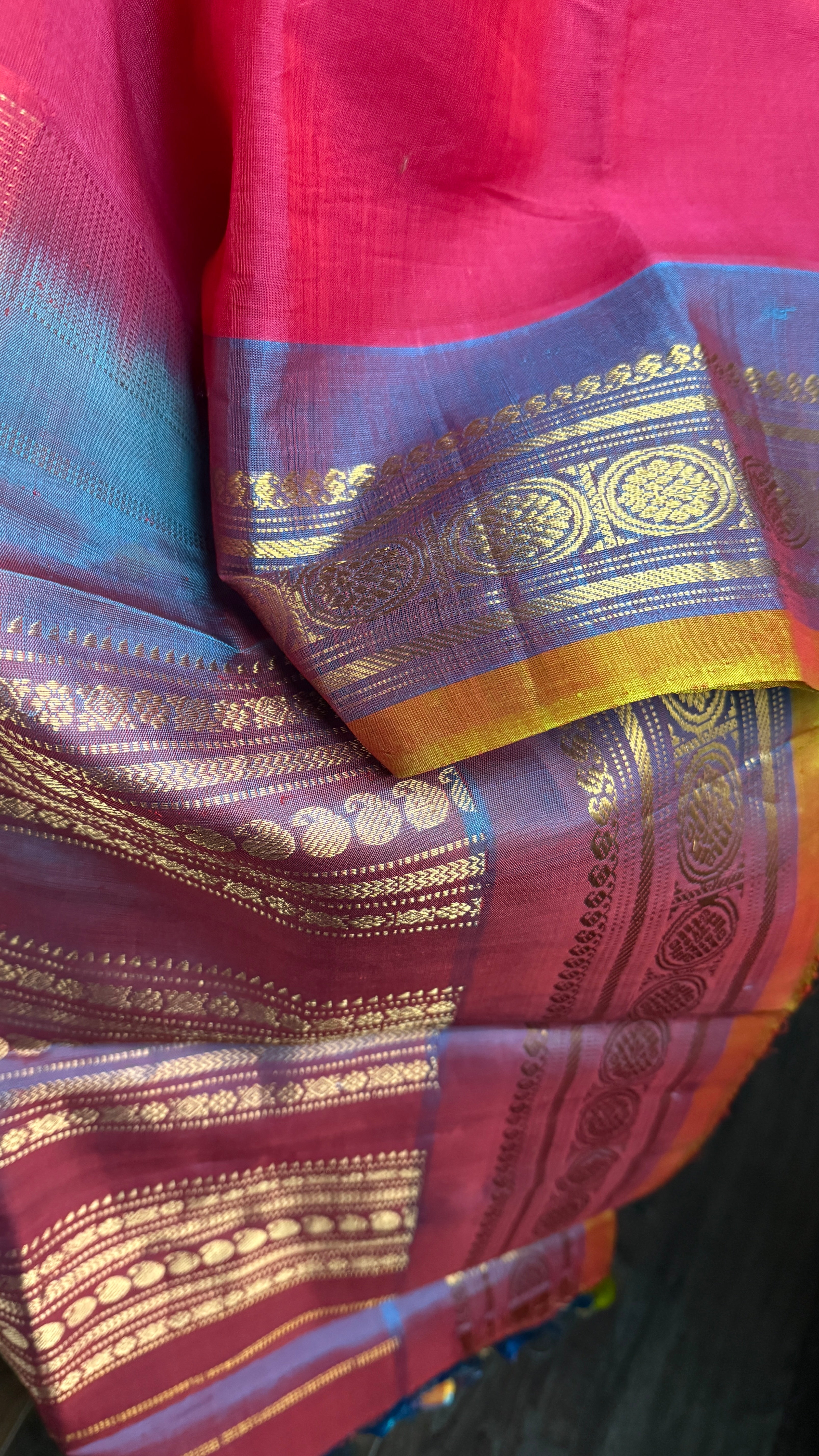 Pure Gadwal SICO - Pink Dual Tone