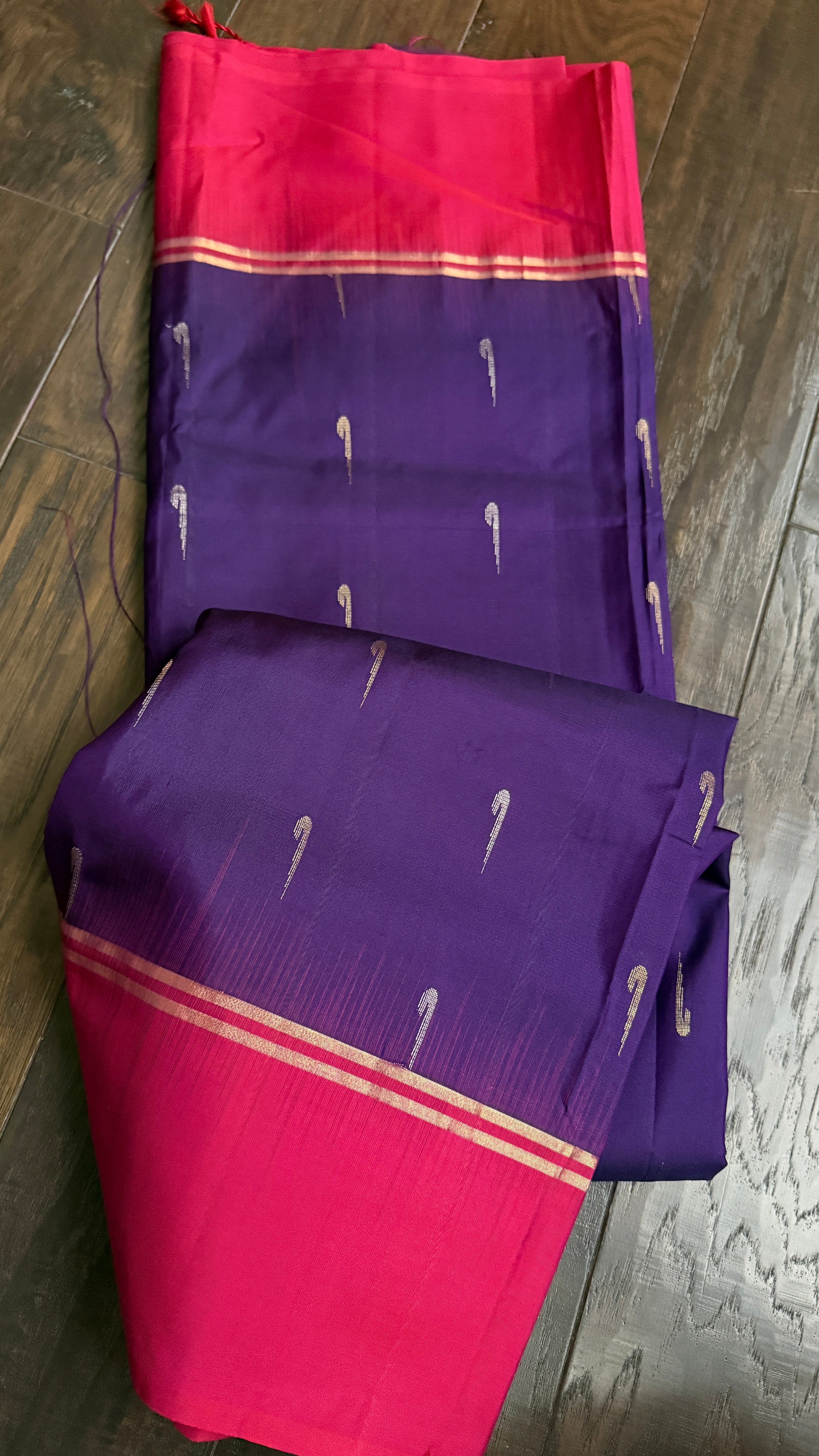 Pure Silk Kanjivaram - Purple Magenta