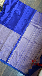 Pure Silk Kanjivaram - Purple Blue