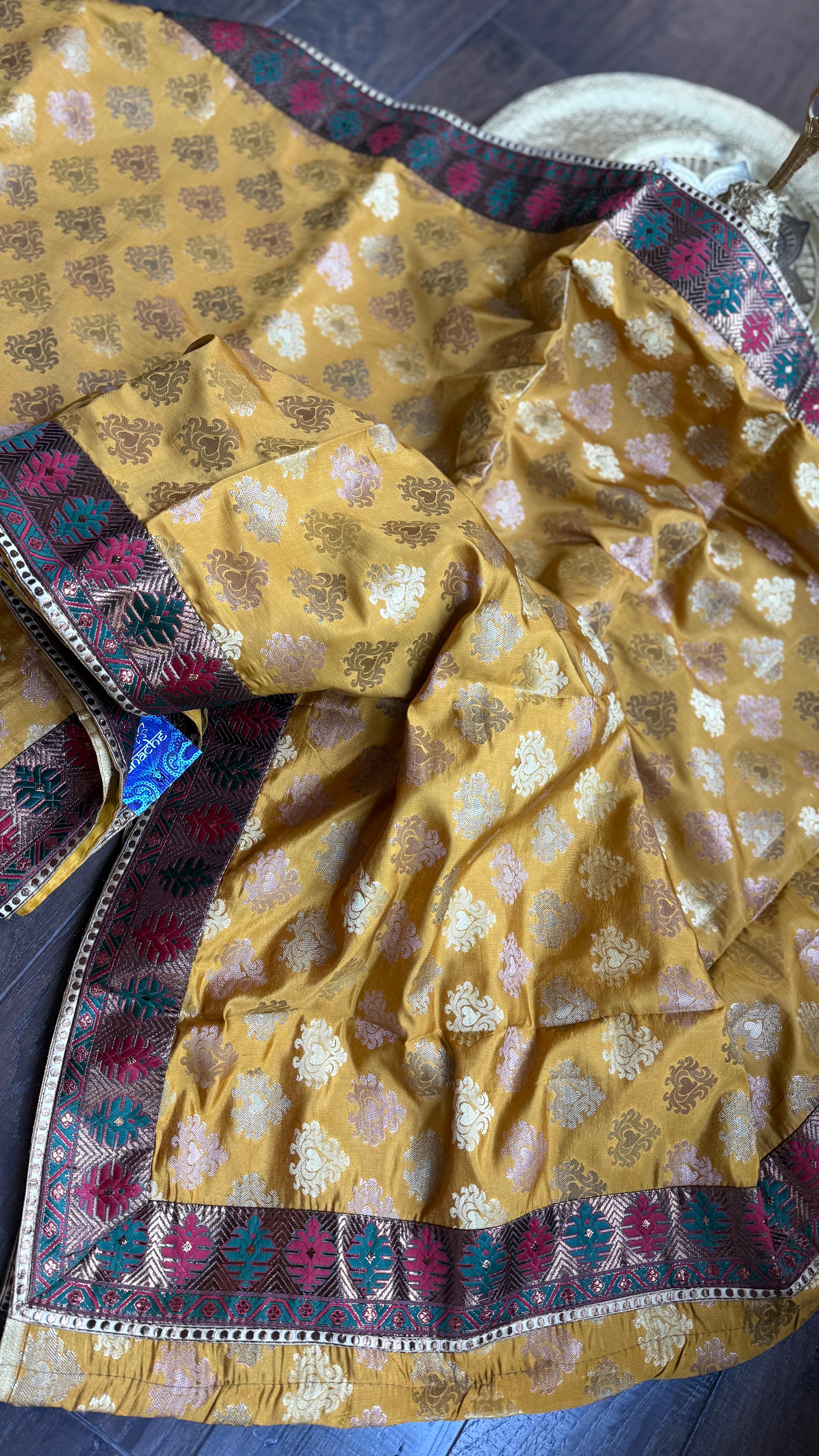 Designer Soft Silk - Golden Ochre Yellow
