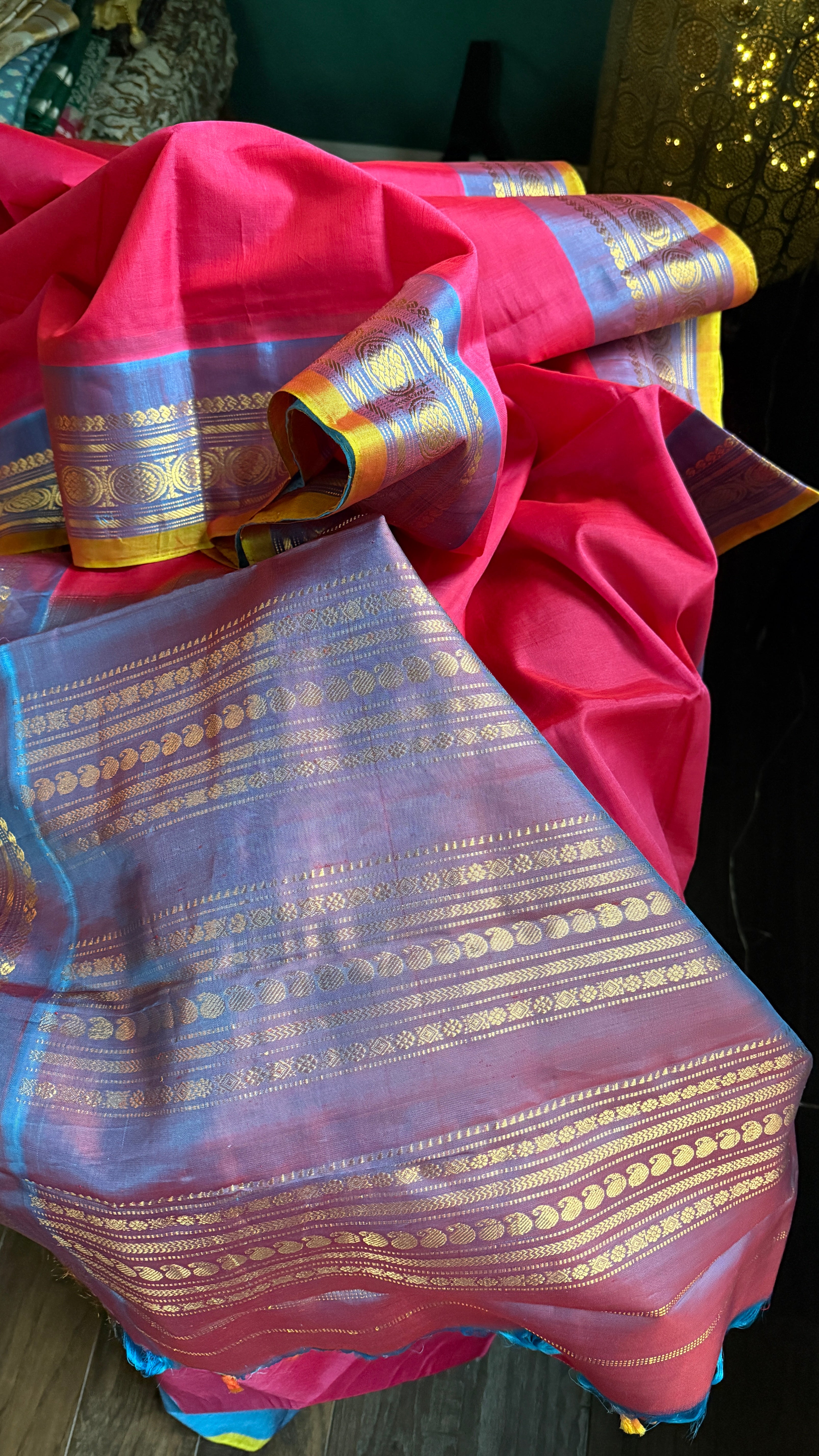 Pure Gadwal SICO - Pink Dual Tone