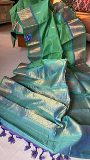 Pure SICO Gadwal - Light Green Firozi