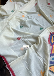 Pure Khadi Cotton  - Cream Durga