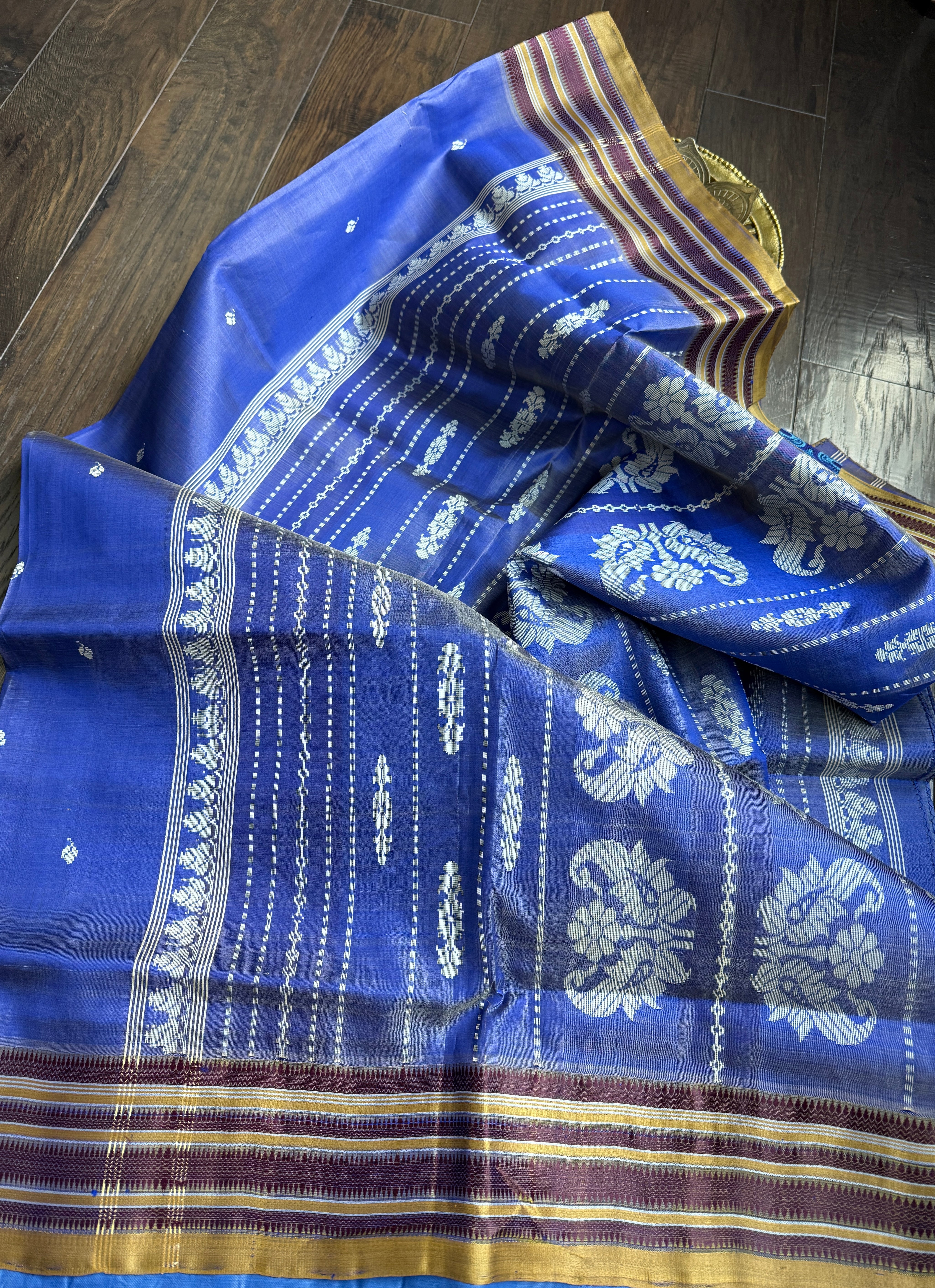 Pure Garad Silk- Blue Violet