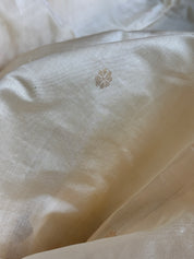 Chanderi Pattu Silk - Light Butter Yellow