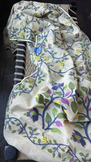 Cotton Jamdaani  - Beige Multi Colored 1