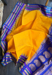Pure SICO Kuttu Gadwal - Sunrise Orange Purple