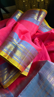 Pure Gadwal SICO - Pink Dual Tone