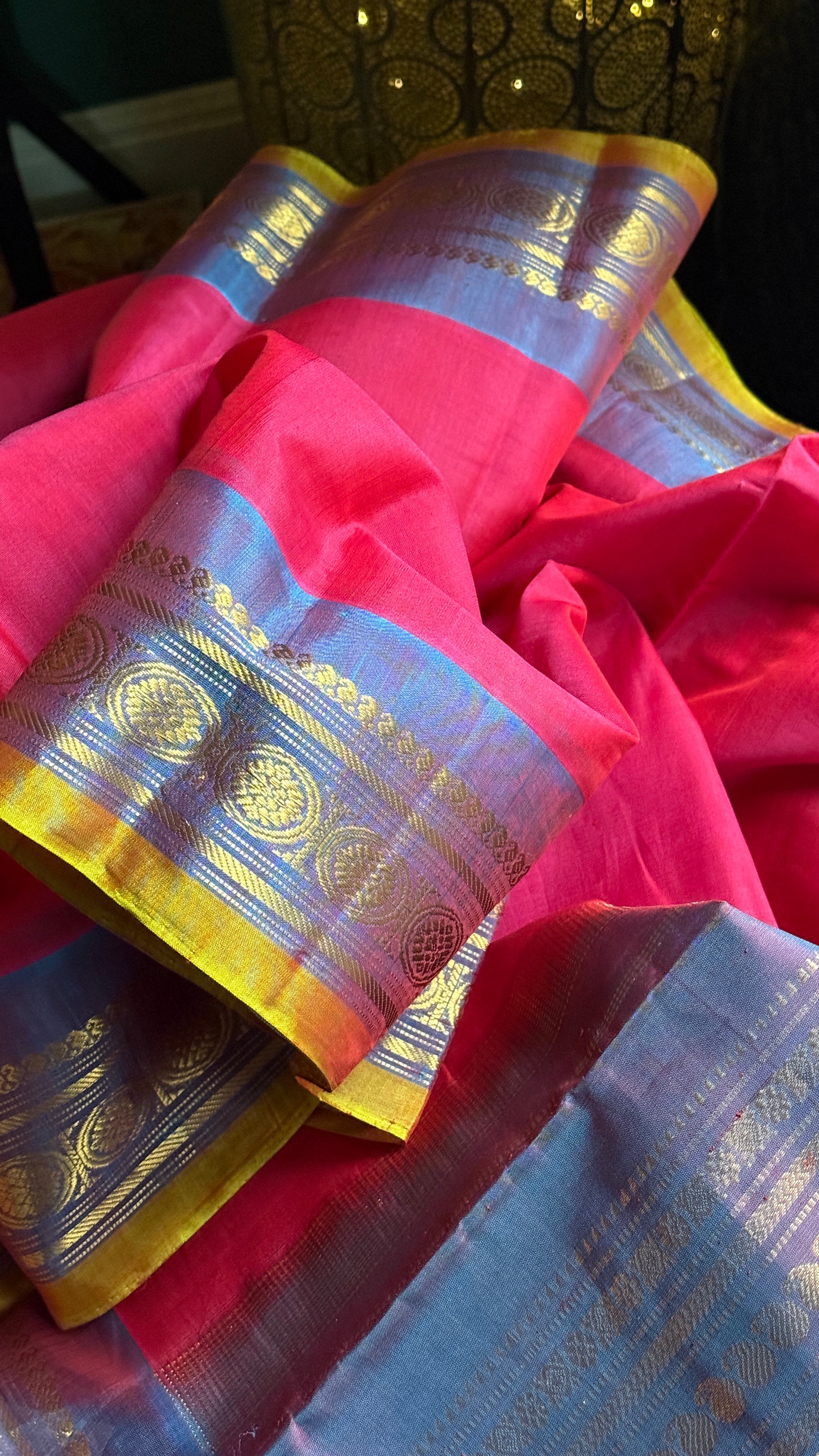 Pure Gadwal SICO - Pink Dual Tone