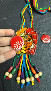 Jewelry Set - Hand-painted Devi