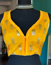 Designer Blouse - Yellow