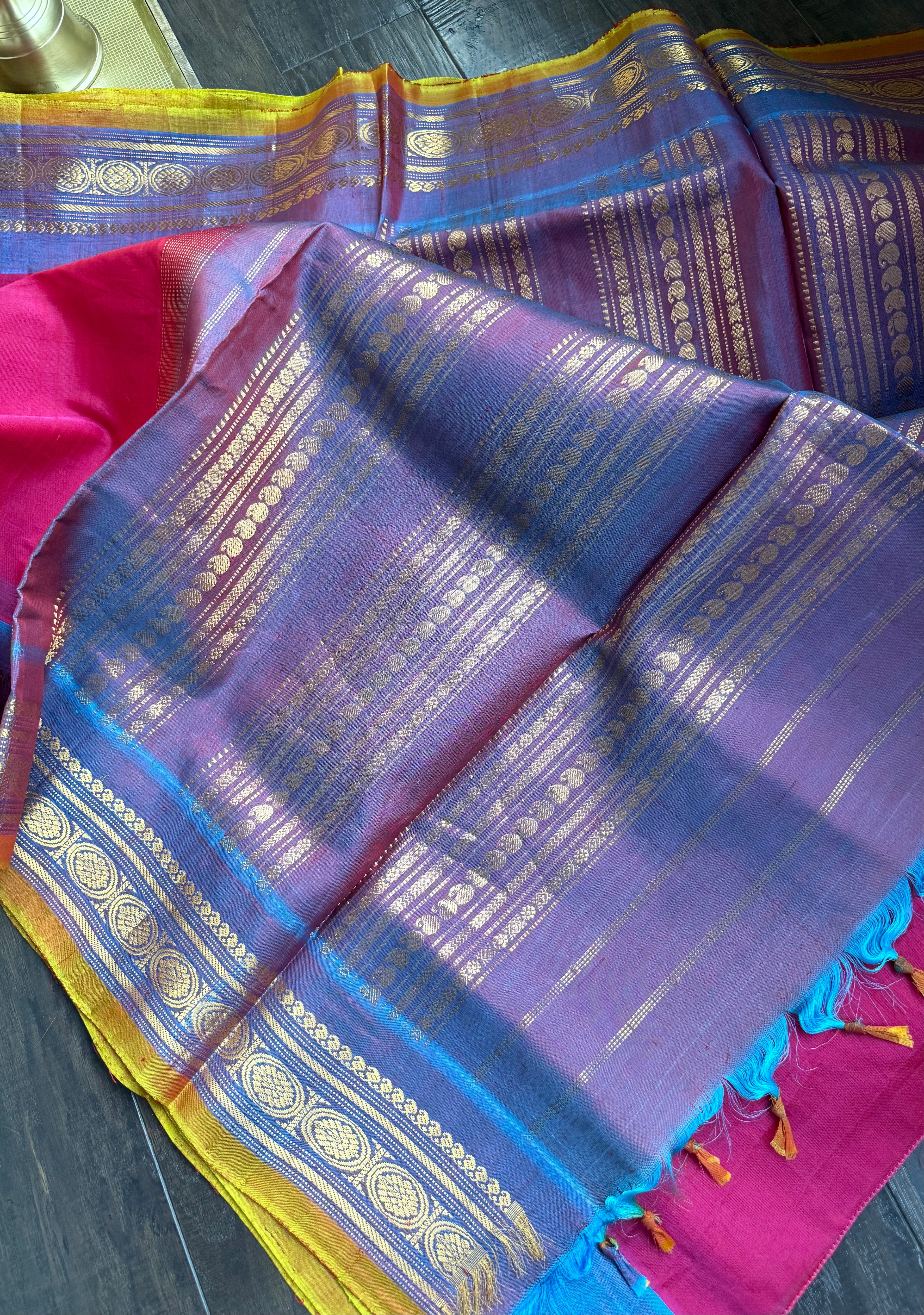 Pure Gadwal SICO - Pink Dual Tone