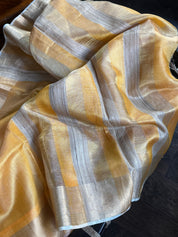 Tissue Silk - Golden Yellow Gicha Palla