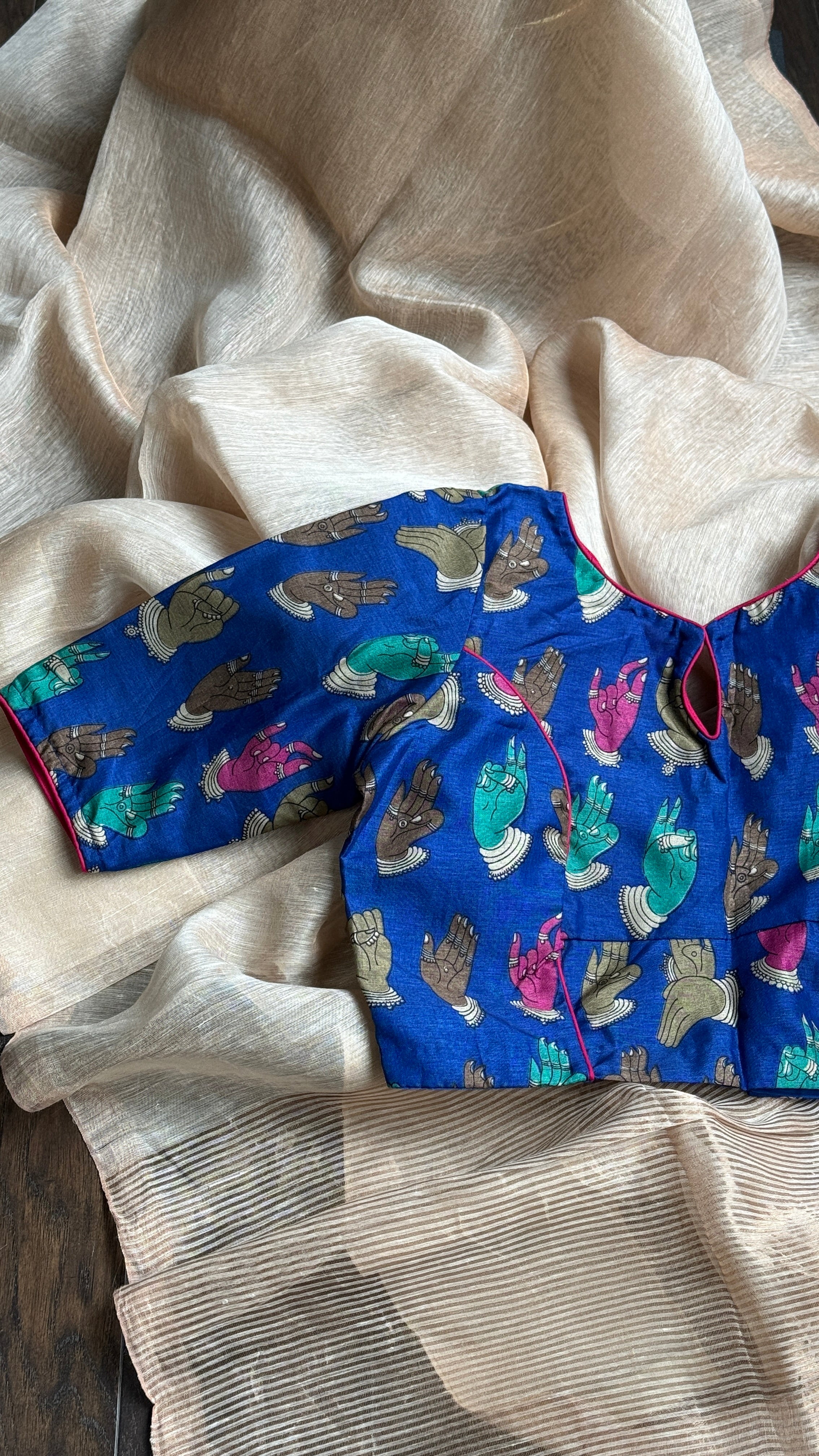 Designer Blouse - Royal Blue