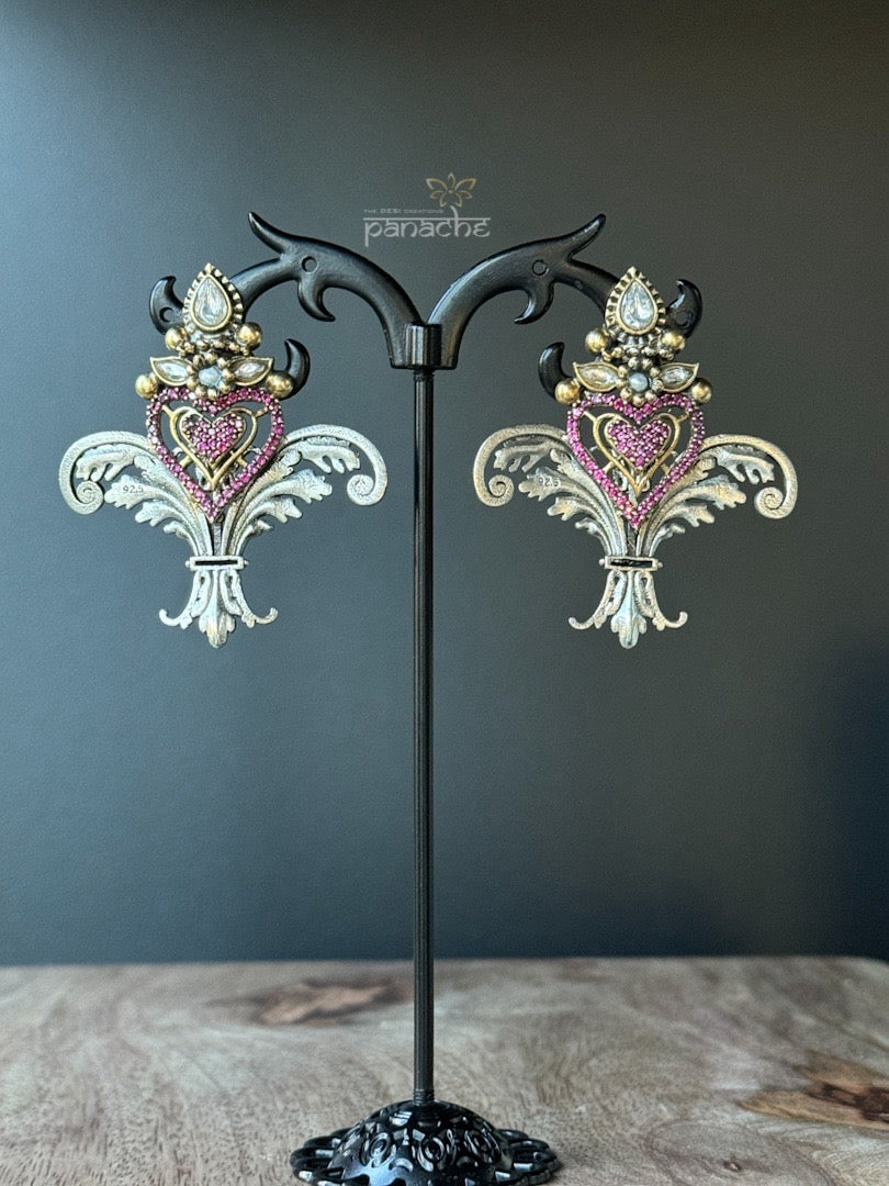 Earring 925 Silver- Zicornia Stone Stud