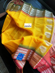 Kota Silk Gadwal - Yellow Ganga Yamuna 1