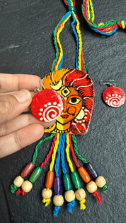 Jewelry Set - Hand-painted Devi