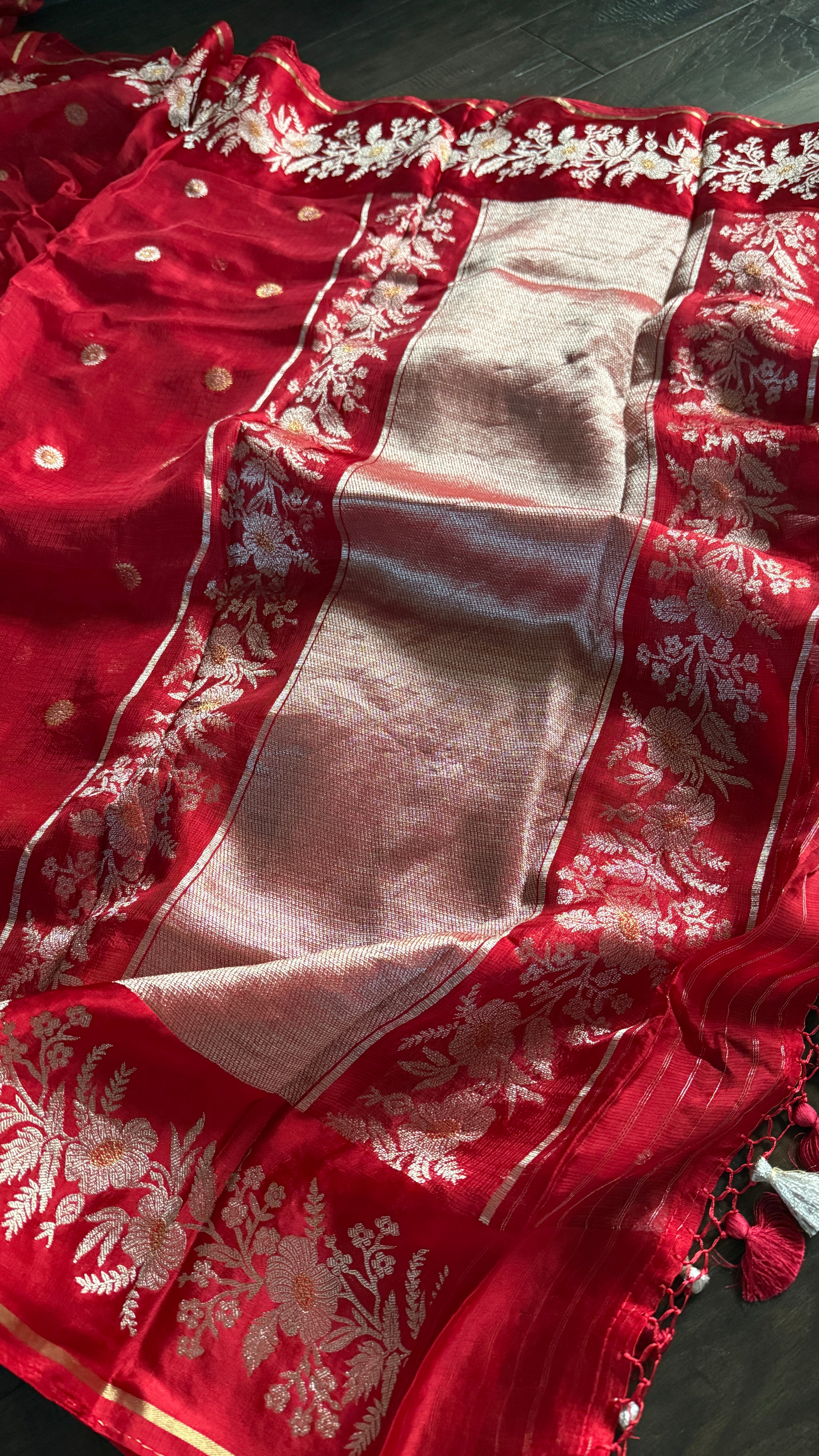 Kota Silk Banarasi - Red