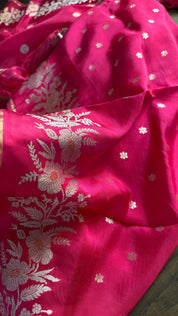 Kota Silk Banarasi - Magenta Pink