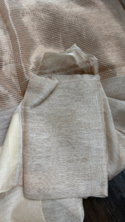 Linen Silk Borderless - Light Peach Dust