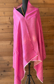 Pure Pashmina Stole - Magenta Pink Reversible