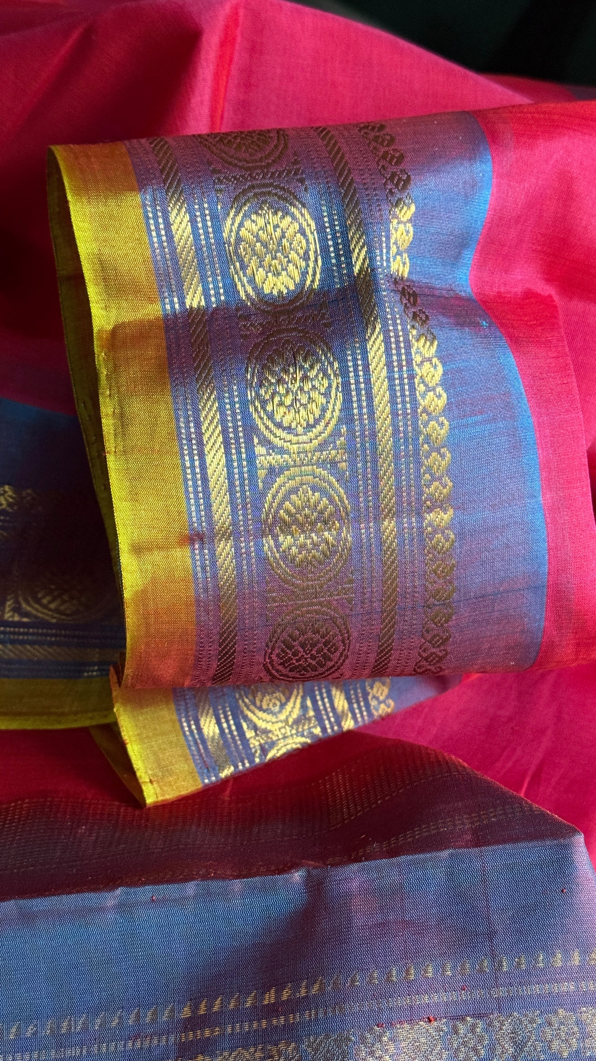 Pure Gadwal SICO - Pink Dual Tone