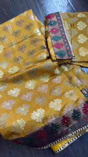 Designer Soft Silk - Golden Ochre Yellow