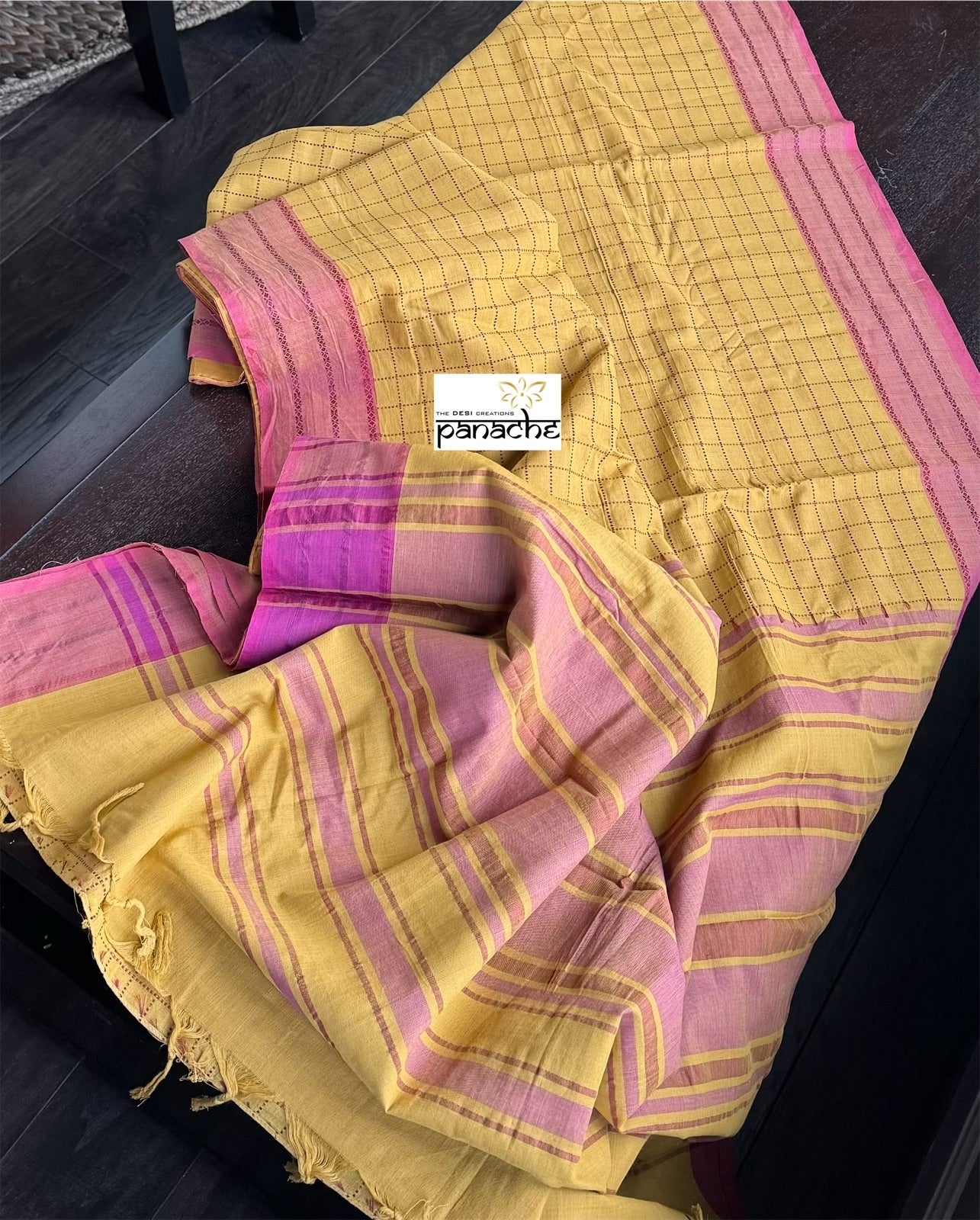 Cotton Handloom - Ochre Yellow