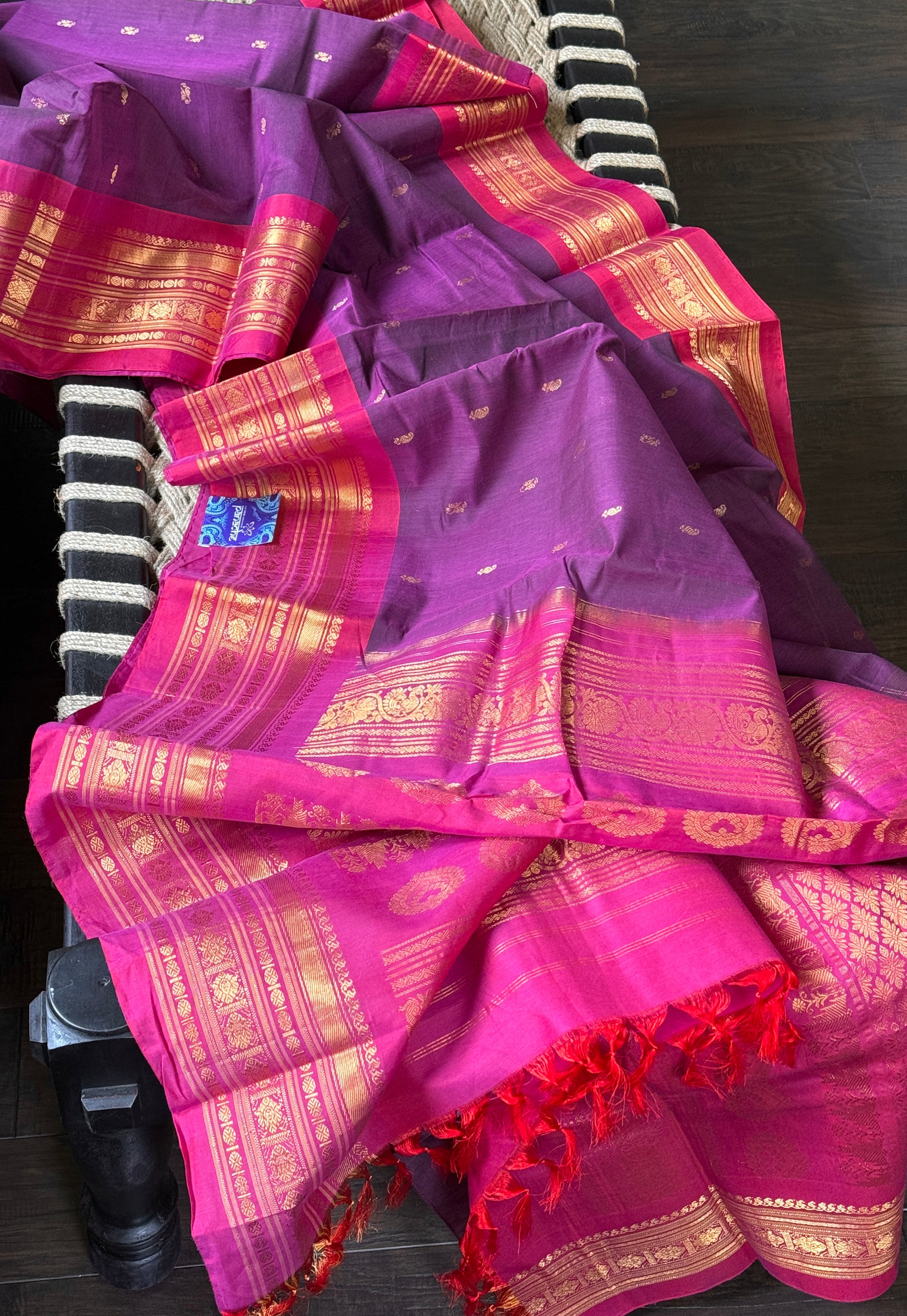 Pure SICO Gadwal - Magenta Purple