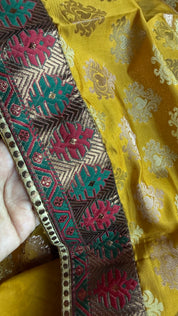 Designer Soft Silk - Golden Ochre Yellow