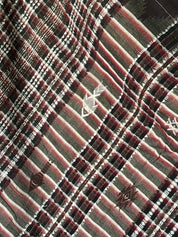 Pure Tussar Kotpad ikat  - Chocolate Brown
